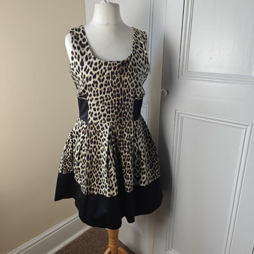 Closet dress size leopard - dress,