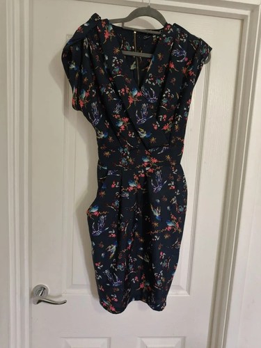 Closet blu bird - bird, print